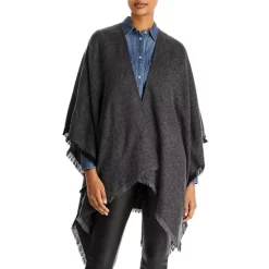 Cheapest 🥰 AQUA Chevron Ruana Wrap - 100% Exclusive Ivory 🧨