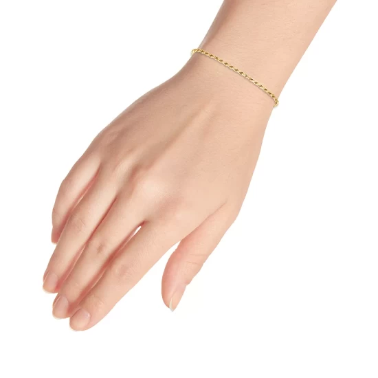 Best Sale 🔔 AQUA Rope Chain Bracelet - 100% Exclusive Silver 🎉 - Image 2