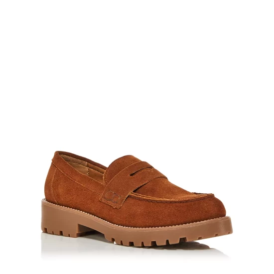 Best deal ๐ฏ AQUA ๐ฉ Women's Derby ๐ Shoes - 100% Exclusive Cognac Suede ๐