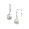 Best Sale 🎁 AQUA Cultured Freshwater Pearl Drop Earrings - 100% Exclusive White/silver 🧨