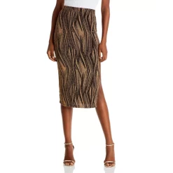 Discount 🥰 AQUA Minda Pencil 👗 Skirt - 100% Exclusive Zebra Print 🔔