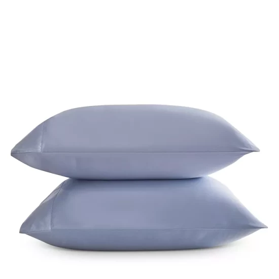 Best Pirce ❤️ AQUA Eucalyptus King Pillowcase, Pair - 100% Exclusive Sky Blue 👍 - Image 6