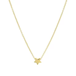 Cheapest 👍 AQUA Star Pendant Necklace In 14K Gold-Plated Sterling Silver Or Sterling Silver, 16" - 100% Exclusive 🥰