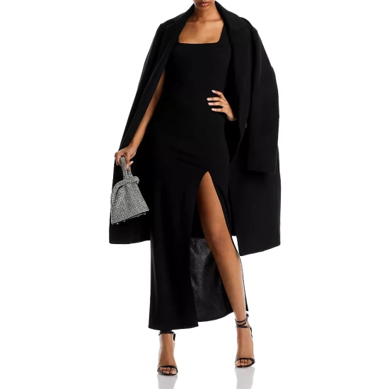 Discount โจ AQUA Square Neck Tank Maxi ๐ Dress - 100% Exclusive Black ๐คฉ - Image 2