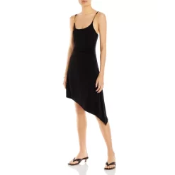 Wholesale 🧨 AQUA Chain Strap Asymmetric 👗 Dress - 100% Exclusive Off White 🎁