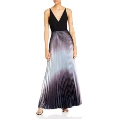 New 🌟 AQUA Pleated Shimmer Gown - 100% Exclusive Black/silver ✨