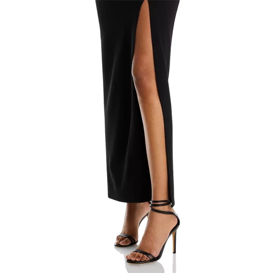 Discount โจ AQUA Square Neck Tank Maxi ๐ Dress - 100% Exclusive Black ๐คฉ - Image 6