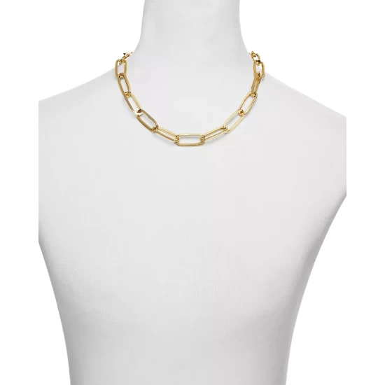 Best reviews of ๐ฅ AQUA Chain Link Necklace, 17" - 100% Exclusive Gold โญ - Image 6