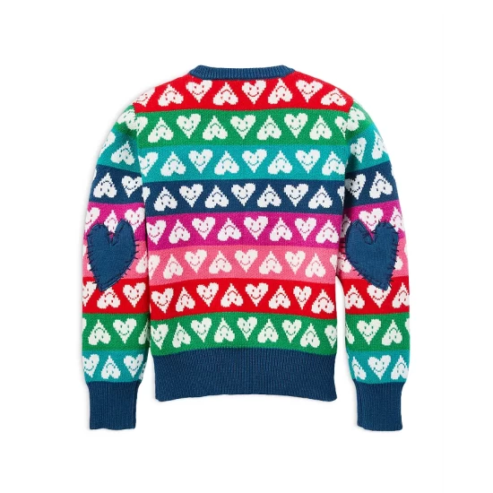 Best reviews of ⌛ AQUA 👧 Girls' Smile Hearts Sweater, Big Kid - 100% Exclusive Rainbow Multi 🛒 - Image 2