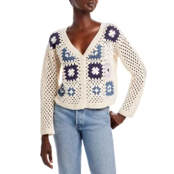 Brand new ๐ AQUA Crochet Cardigan Sweater - 100% Exclusive Cream โญ