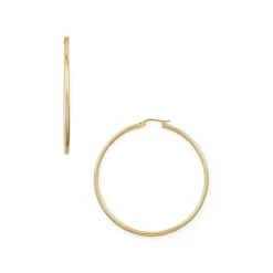 Promo 👍 AQUA Medium Hoop Earrings In 18K Gold-Plated Sterling Silver Or Sterling Silver - 100% Exclusive 😍