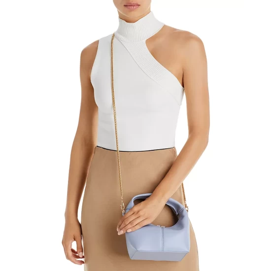 New 🔔 AQUA Mini Hobo Crossbody - 100% Exclusive Pink/gold ⭐ - Image 2