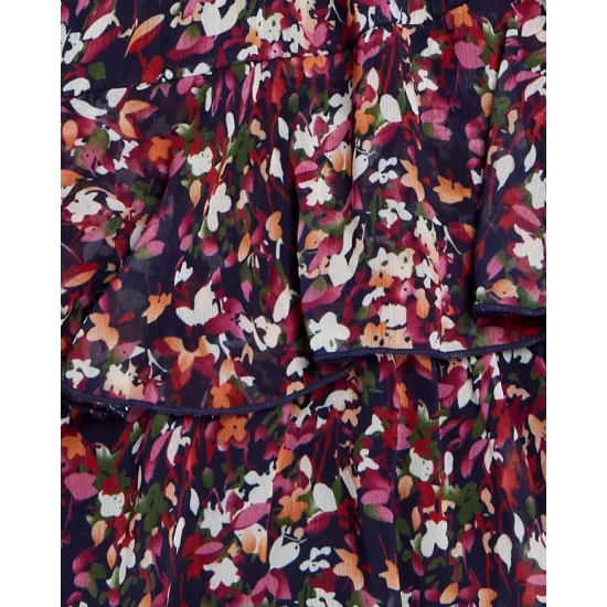 Best reviews of 🎁 AQUA 👧 Girls' Floral Ruffle 👗 Dress, Little Kid, Big Kid - 100% Exclusive Orchid Floral 🔔 - Image 3