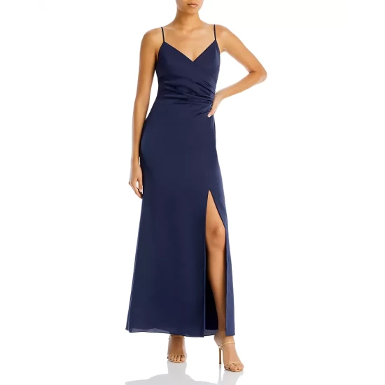 Best Sale ๐ AQUA Tie Back Gown - 100% Exclusive Dark Navy ๐ - Image 3