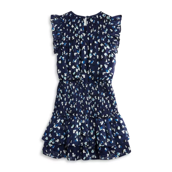 Cheap β AQUA π§ Girls' Speckle Flutter Smocked π Dress, Big Kid - 100% Exclusive Navy π - Image 2