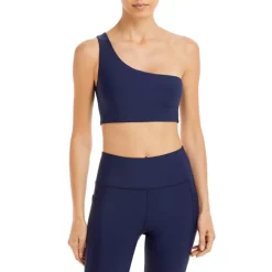 Hot Sale 🤩 AQUA One Shoulder Sports Bra - 100% Exclusive Black 👍