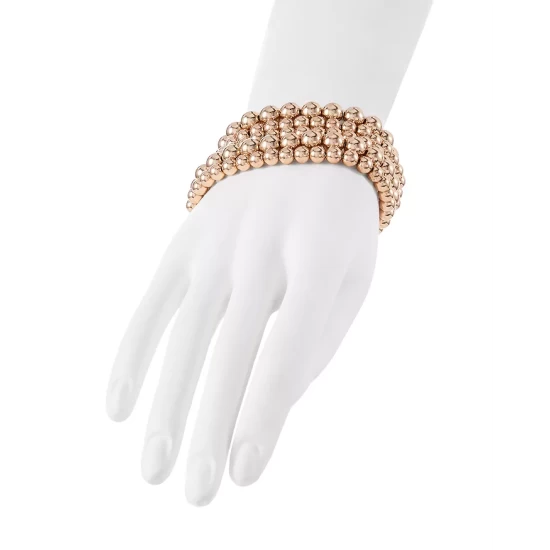 Best deal ๐ AQUA Beaded Multi Set Bracelet - 100% Exclusive Gold ๐งจ - Image 2