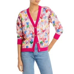 Best Sale ❤️ AQUA Painted Hearts Grandfather Cardigan - 100% Exclusive Multi 😍