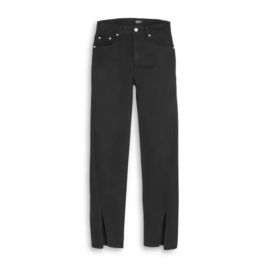 Coupon ๐ฏ AQUA ๐ง Girls' Twist Seam Slit Denim ๐ Jeans - Big Kid - 100% Exclusive Black ๐