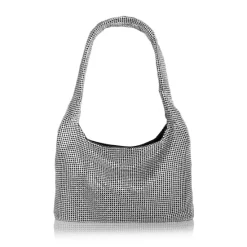 Outlet 🎉 AQUA Crystal Shoulder Bag - 100% Exclusive Silver 👏