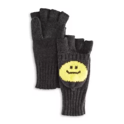 Cheap 👏 AQUA Happiness Recycled Flip Top Mittens - 100% Exclusive Charcoal 🛒