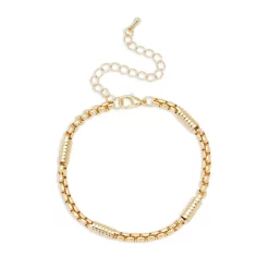 New 😉 AQUA 8 Other Reasons Square Chain Flex Bracelet - 100% Exclusive Gold 🤩