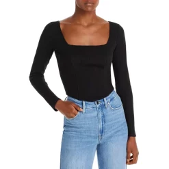 Deals ๐คฉ AQUA Long Sleeve Bustier Top - 100% Exclusive White ๐ฏ