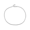 Best reviews of ⭐ AQUA Rope Chain Ankle Bracelet - 100% Exclusive Silver 🧨