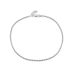 Best reviews of ⭐ AQUA Rope Chain Ankle Bracelet - 100% Exclusive Silver 🧨