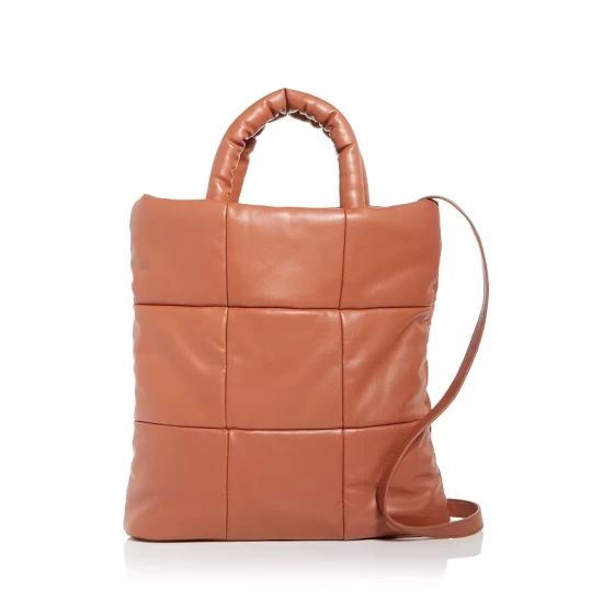 Best Sale ๐ AQUA Quilted Crossbody Tote - 100% Exclusive Tan โค๏ธ - Image 5