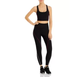 Promo 💯 AQUA Contrast Piping Longline Sports Bra & Contrast Piping High Rise 7/8 Leggings - 100% Exclusive 👍