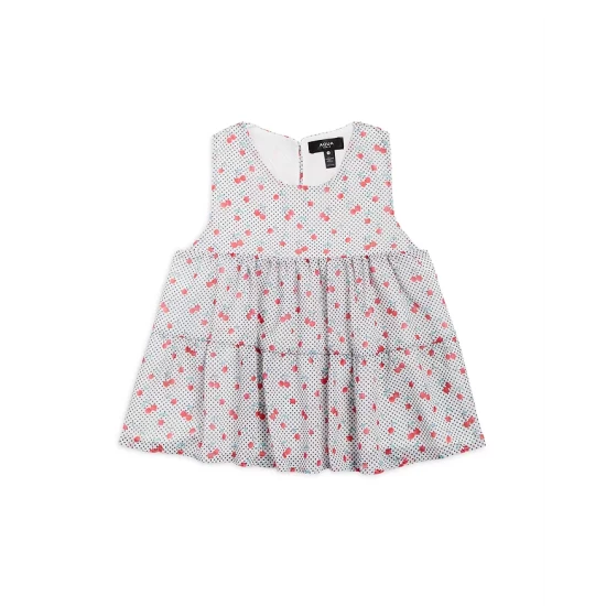 Best Pirce β AQUA π§ Girls' Polka Dot & Cherries Print Swing Tank, Big Kid - 100% Exclusive Red/navy π