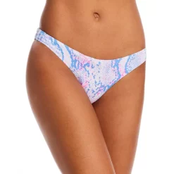 Cheap 👍 AQUA Snake Print Scoop 👙 Bikini Bottom - 100% Exclusive Pink Multi 🤩