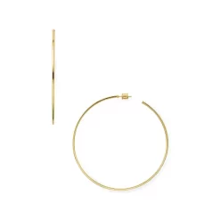 Brand new ๐ AQUA Large Hoop Earrings In 18K Gold-Plated Sterling Silver Or Sterling Silver - 100% Exclusive ๐ฅ