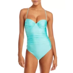 Best reviews of 🌟 AQUA Metallic Ruched Underwire One Piece 🩱 Swimsuit - 100% Exclusive 💯