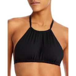 Buy 😍 AQUA High Neck Halter 👙 Bikini Top - 100% Exclusive Black 🌟