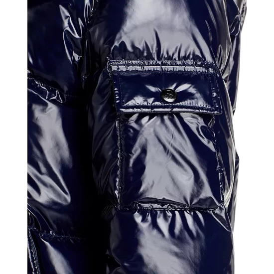 Outlet 😉 AQUA Lacquer Ella Down Puffer Jacket - 100% Exclusive Onyx 😍 - Image 6