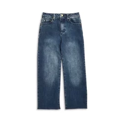 Discount ⭐ AQUA 👧 Girls' High Rise Straight Leg 👖 Jeans, Big Kid - 100% Exclusive Dark Wash 😉