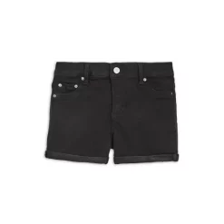 Best deal 🥰 AQUA 👧 Girls' Rolled Cuff Shorts - Big Kid Black 😀