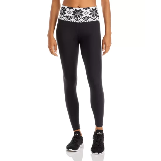 Wholesale 😍 AQUA Fair Isle High Rise Ankle Leggings - 100% Exclusive Sodalite Blue ❤️