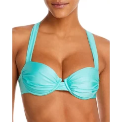 Best Sale 😍 AQUA Ruched Underwire 👙 Bikini Top - 100% Exclusive 👏