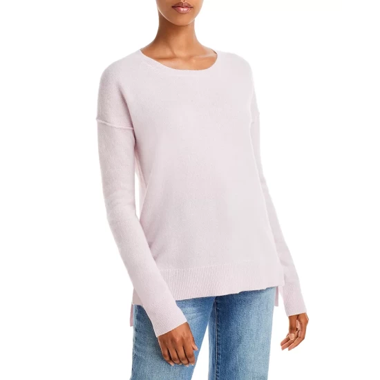 Outlet ๐งจ AQUA High Low Cashmere Sweater - 100% Exclusive Medium Gray ๐ - Image 14