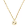 Best deal 🧨 AQUA Smile Pendant Beaded Necklace, 16"-18" - 100% Exclusive Gold 🔥