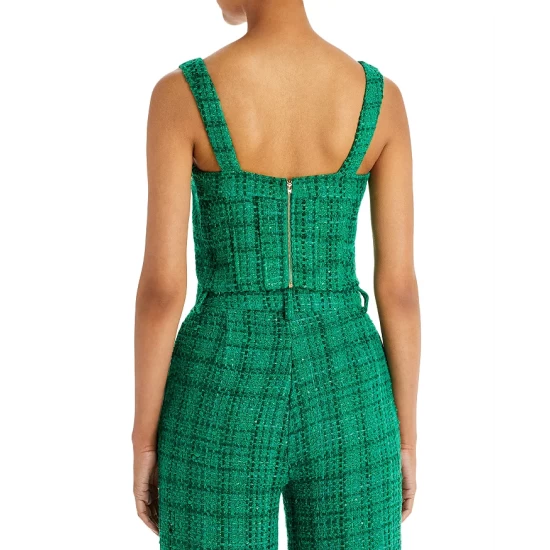 Deals ๐งจ AQUA Tweed Bustier Top - 100% Exclusive Purple ๐ - Image 4