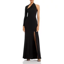 Hot Sale 🔔 AQUA One Shoulder Gown - 100% Exclusive Black 👍