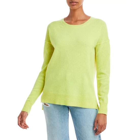 Outlet ๐งจ AQUA High Low Cashmere Sweater - 100% Exclusive Medium Gray ๐ - Image 15