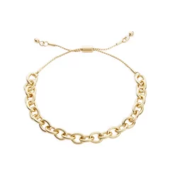 Buy ⌛ AQUA Cable Chain Link Slider Bracelet In Gold Tone - 100% Exclusive 👍