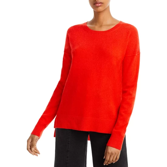 Outlet ๐งจ AQUA High Low Cashmere Sweater - 100% Exclusive Medium Gray ๐ - Image 16