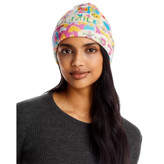 Budget ๐ AQUA Love Print Beanie - 100% Exclusive Multi โ๏ธ