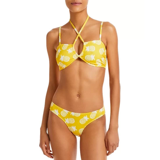 New ๐ AQUA Pineapple Print ๐ Bikini Top & Pineapple Print ๐ Bikini Bottom - 100% Exclusives ๐